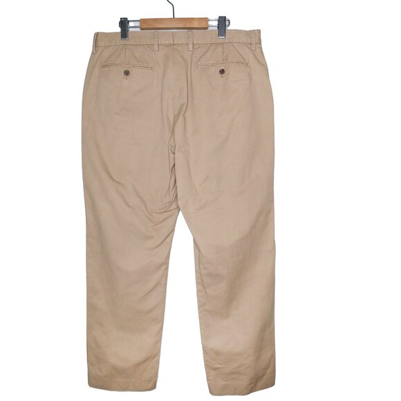 J.Crew Mens Bedford Khaki Pants 100% Cotton Slacks Tan Classic Office Golf - Picture 3 of 12